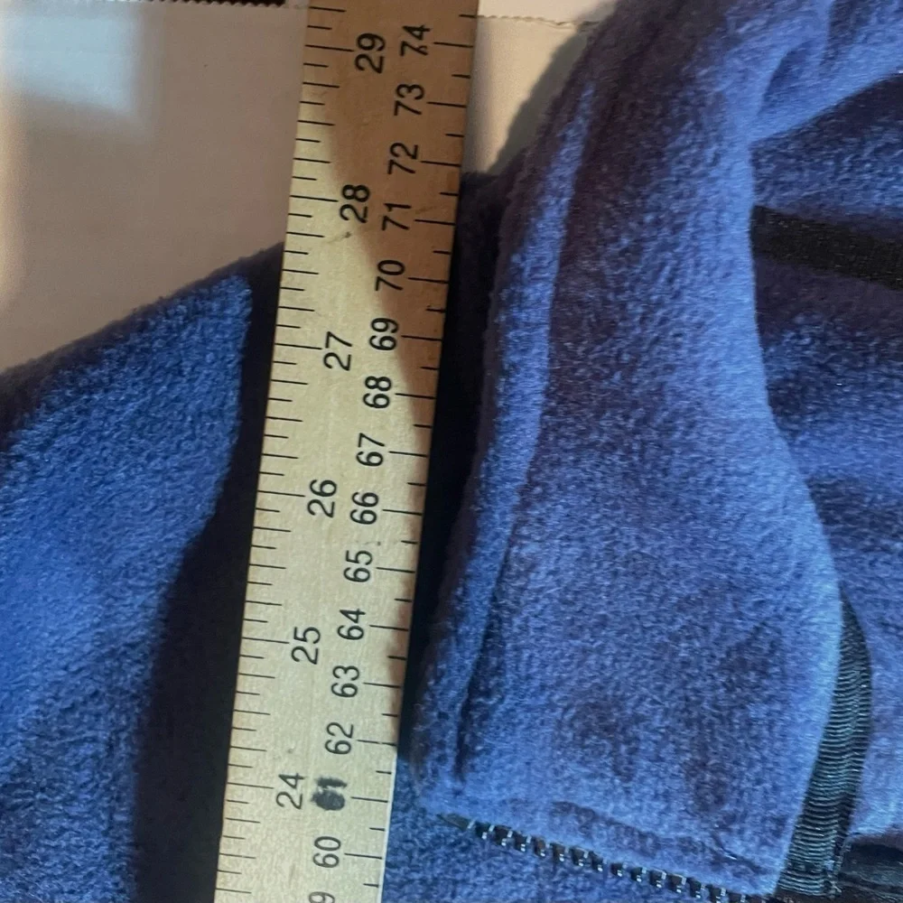 Preswick & Moore Full Zip Fleece Jacket Deep Navy Men’s Cozy Layer Size Medium